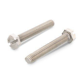 Рекомендуем купить Болт DIN 933 SZ M8x30 с шестигранной головкой, прямым шлицем и полной резьбой, нерж. сталь A2