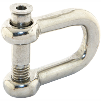 Рекомендуем купить Скоба такелажная D-образная ART 8482 Ø22 мм с внутренним шестигранником, нерж. сталь А4