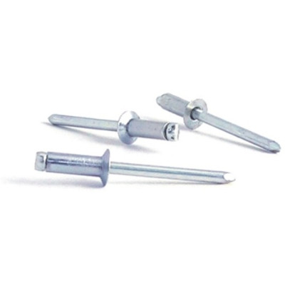 Рекомендуем купить Заклепка вытяжная открытая 3,2x14 с потайным бортом, алюминий / оц. сталь