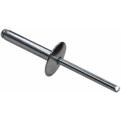 Рекомендуем купить Заклепка вытяжная открытая 4x10 с увеличенным бортом 12 мм, оц. сталь / оц. сталь