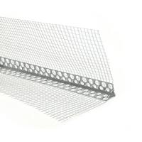 Купить уголок перфорированный pl 25x25x3000 мм с сеткой 100x150 мм, пвх оптом | ПРОТОРГ