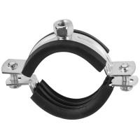 Купить хомут сантехнический 1 3/4" (54-58 мм) с резиновым профилем и гайкой м8 оптом | ПРОТОРГ