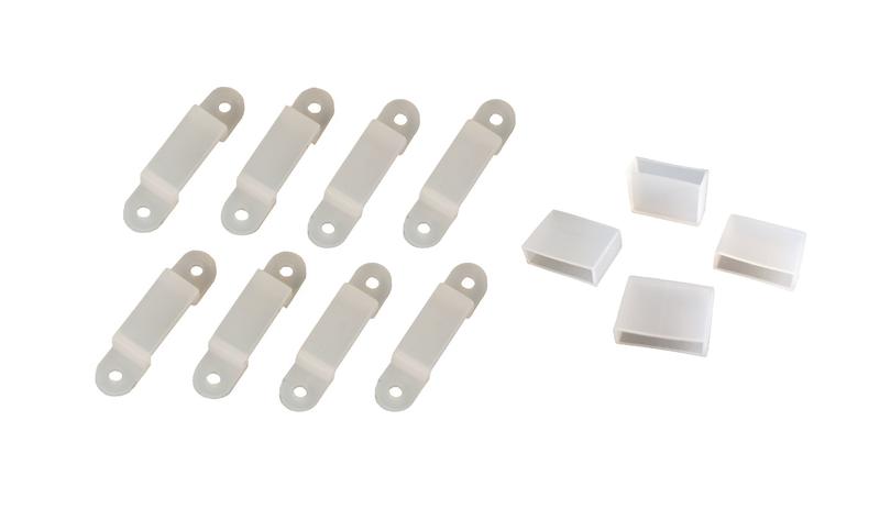 Рекомендуем купить Комплект креплений для ленты светодиодной PLS PRO 2835/120-24В (8клипс+4заглушки) JazzWay 5039636