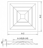 Купить решетка вентиляционная р-пу 300х300 ral 9016 (белый) оптом | ПРОТОРГ