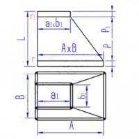 Купить переход прямоугольного сечения тип 4 оптом | ПРОТОРГ
