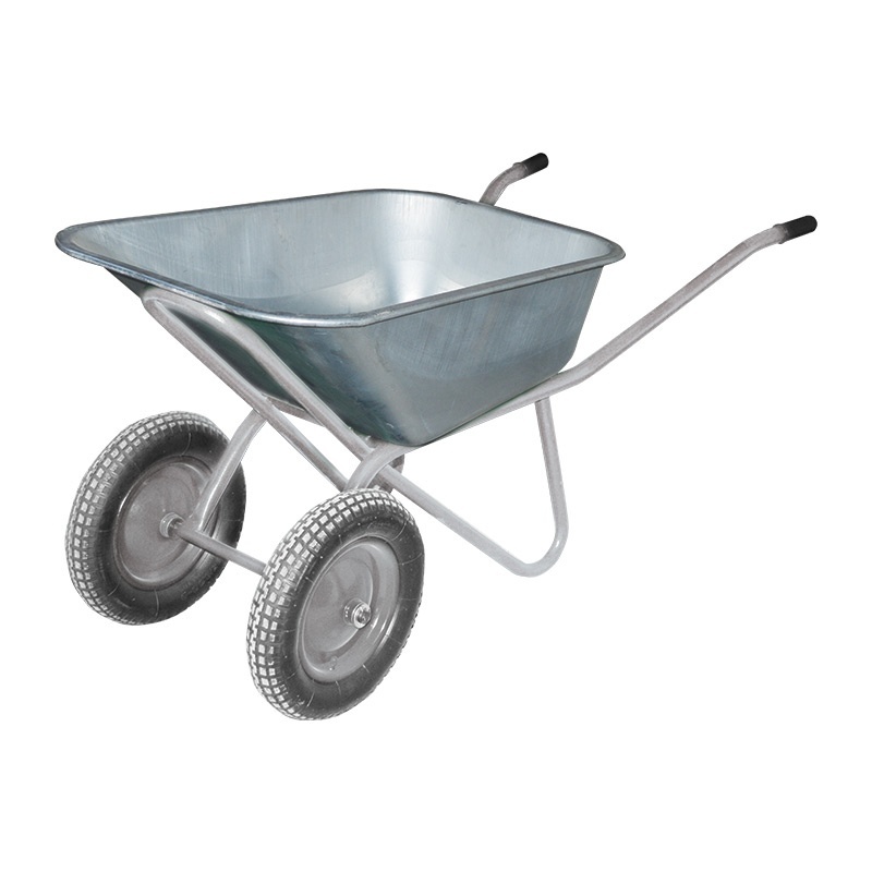 Рекомендуем купить Тачка строительная 2-колесная усил. оцинк. 1 мм Biber 99405 70 л