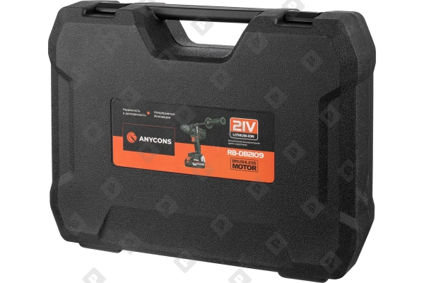 Бесщеточная ударная дрель-шуруповерт Anycons 2 акк. RB-DB-2109 - №5