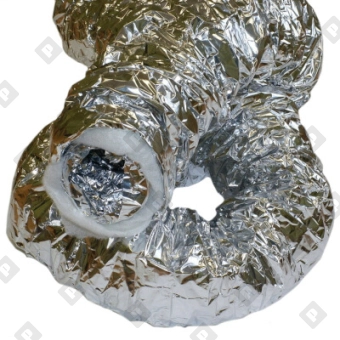 Гибкий воздуховод теплоизолированный Ø203 мм, алюминий - №1