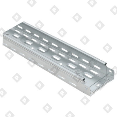 Лоток кабельный перфорированный 100x100x1,2 мм, оц. сталь - №1