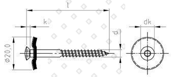 Art. 9088 A2-Cu 4,5X150 TX20 - №4