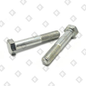 Болт ГОСТ Р ИСО 4014 M16x50 с шестигранной головкой и неполной резьбой, кл. пр. 8.8, оц. сталь - №1