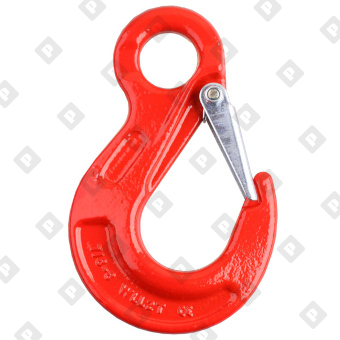 Крюк грузовой с проушиной и защелкой (SALK) 12.5 т, кл.пр. 8 - №1