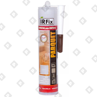 Герметик IRFix PARQUET акриловый для паркета "Серый", 310 мл - №1