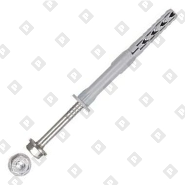 Дюбель фасадный fischer SXR 10x160 FUS с шестигранным шурупом и прессшайбой, оц. сталь - №1