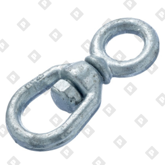Вертлюг 20мм петля-кольцо, оц. сталь - №2