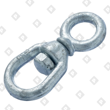 Вертлюг 16мм петля-кольцо, оц. сталь - №2