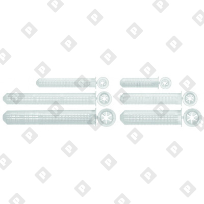 Пластиковая сетчатая гильза EASYFIX 12x80 для пустотелых оснований, под шпильку М6-М8 - №1