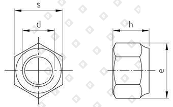 DIN 982 A2-70 M 6 Gleitmo - №5