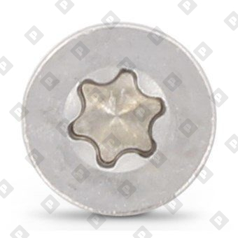 Винт ISO 10642 (DIN 7991) M4x20 с потайной головкой и шлицем TORX, нерж. сталь А2 - №2