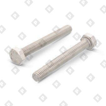 Болт DIN 933 M10x25 с шестигранной головкой и полной резьбой, нерж. сталь A2 - №1