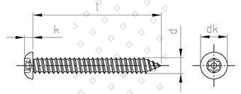 Art. 9120 A2 C 6,3X13 TX-PIN 27 - №4