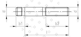 DIN 938 A4 M 18X50 - №4
