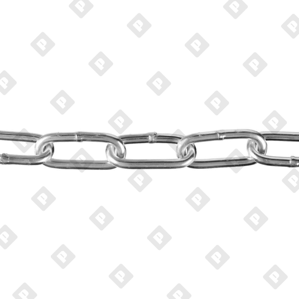 Цепь длиннозвенная DIN 763 13х82, нерж. сталь A4 - №1