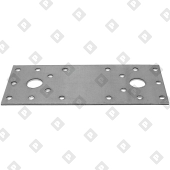 Крепежная пластина KP 140x55x2 мм, оц. сталь - №1