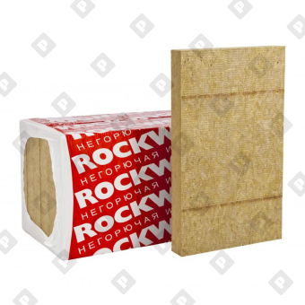 Утеплитель Rockwool Венти Баттс 1000х600х50 мм, 8 шт - №1