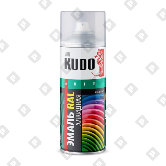 Эмаль аэрозольная Kudo KU-09005 RAL 9005 реактивный черный (0,52 л) - №1
