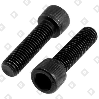 Винт DIN 912 М6x50 с неполной резьбой и цилиндрической головкой с внутренним шестигранником, кл. пр. 12.9, без покрытия - №1