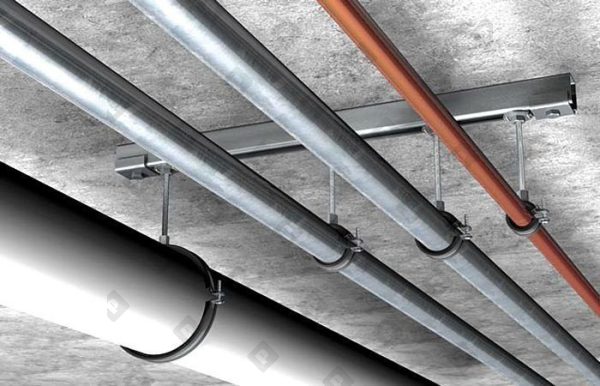 Одновинтовой трубный хомут fischer FGRS Plus 12-15 (1/4") с гайкой M8/M10, оц. сталь - №3