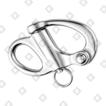 Карабин отцепной «пеликан» с мочкой ART 8288 96 мм, нерж. сталь A4 - №3