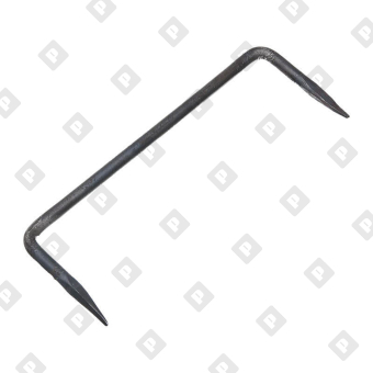 Скоба строительная d=8 мм, 220х60 мм - №1