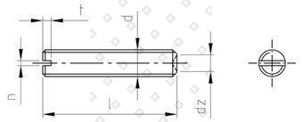 DIN 438 AISI 303 M 2,5X16 - №4