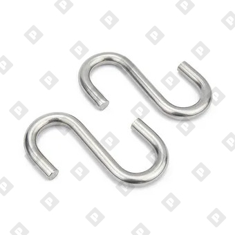 Крючок S-образный 3мм симметричный ART 814070, нерж.сталь А2 - №3