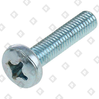 Винт DIN 7985 M4x12 с полуцилиндрической головкой и крестовым шлицем PH, кл. пр. 4.8, оц. сталь - №3