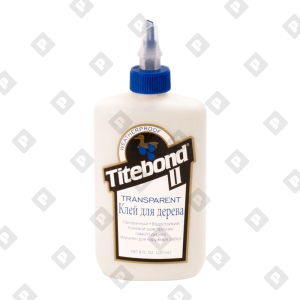 Клей II для дерева и паркета Titebond прозрач. влагостойкий (0,237 л) - №1