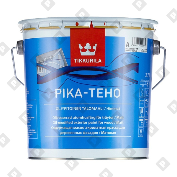 Краска для домов Tikkurila Pika-Teho A (2,7 л) - №1