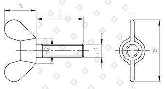 DIN 316 A2 M 6X12 - №4