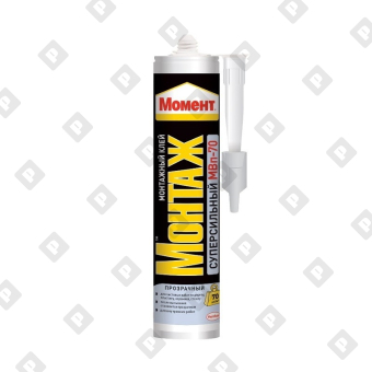 Клей Момент Монтаж Суперсильный, прозрачный (280 г) - №1